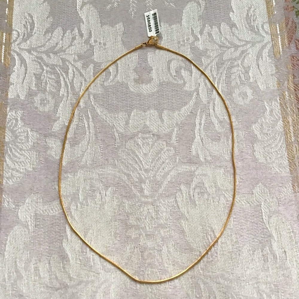 Gold Plated Stainless Steel Necklace